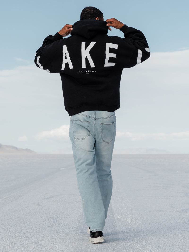 Idris Oversized Hoodie - Black