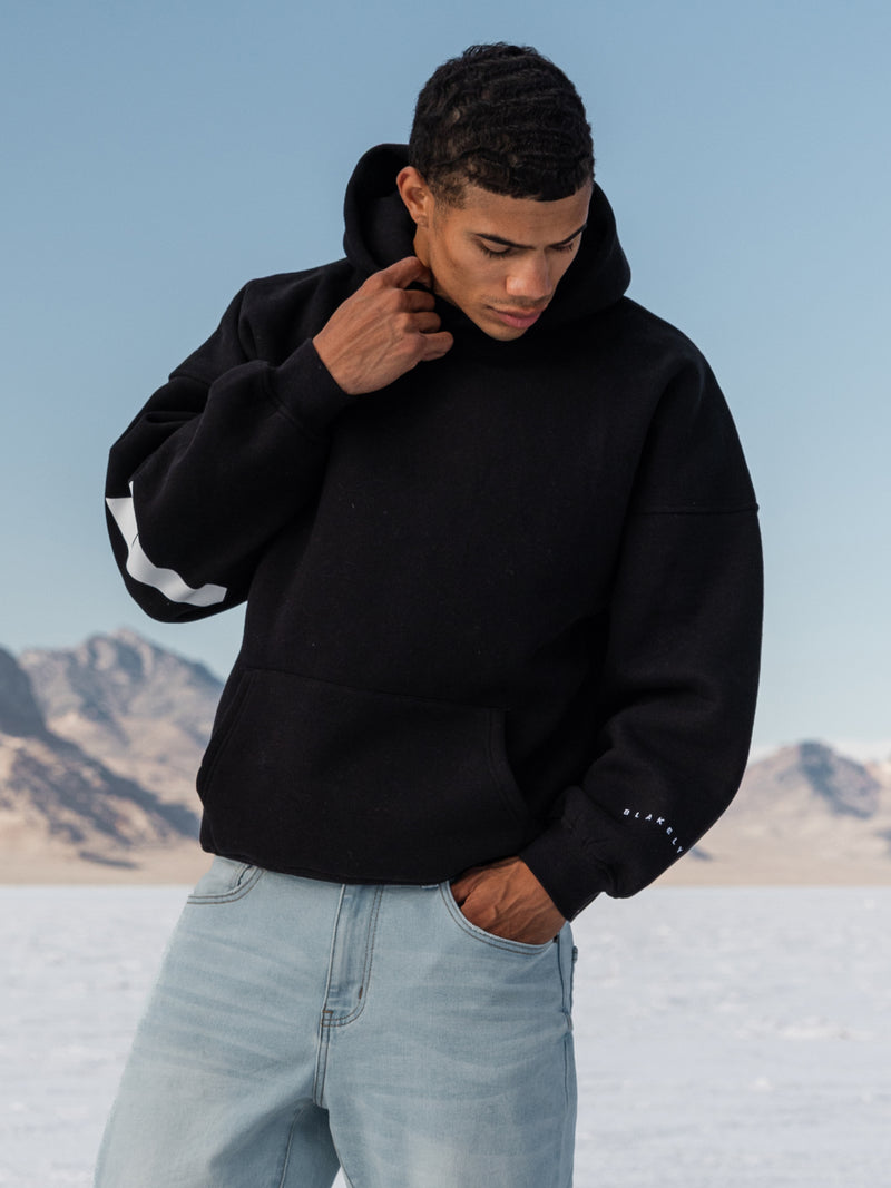 Idris Oversized Hoodie - Black