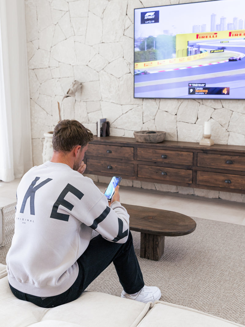 Idris Oversized Sweater - Stone