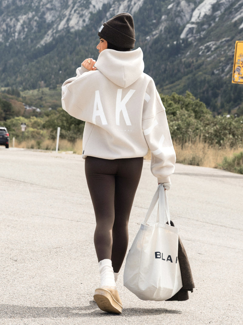 Isabel Oversized Hoodie - Soft Taupe