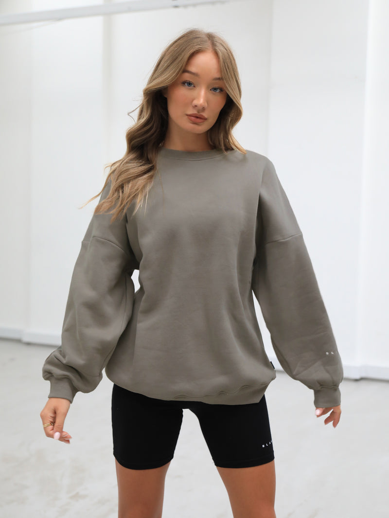 Isabel Oversized Sweater - Safari Green