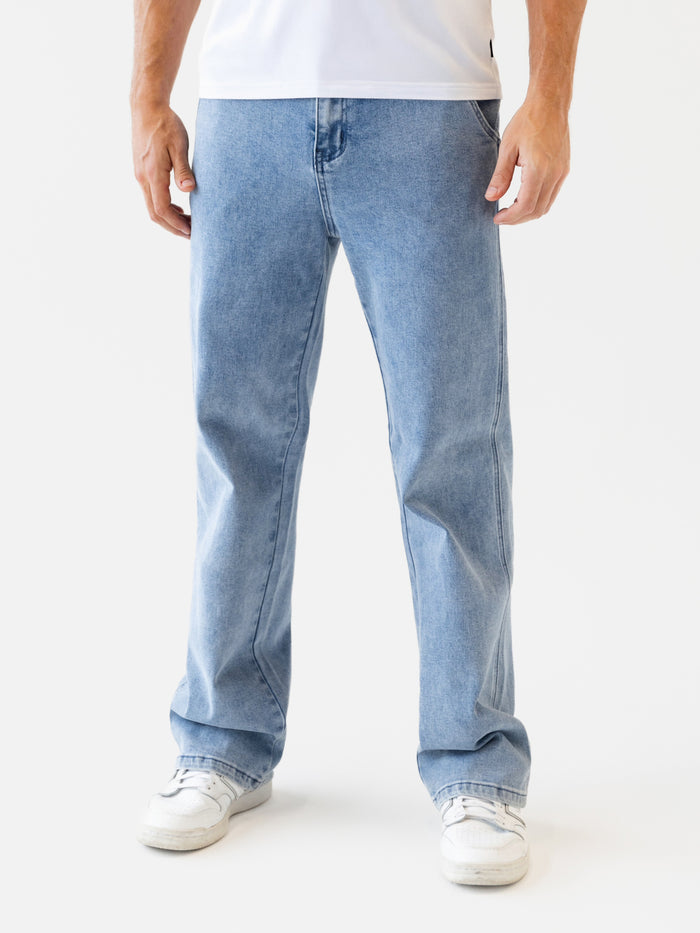 Vol.17 Straight Leg Jeans - Washed Blue