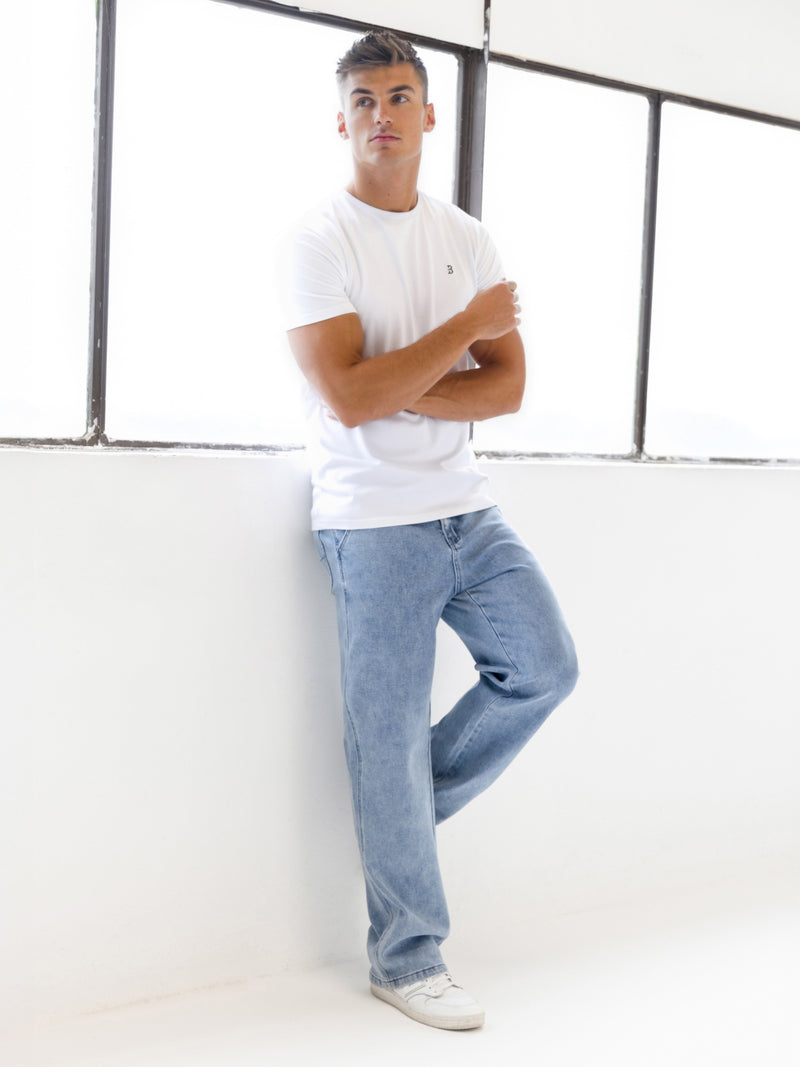 Vol.17 Straight Leg Jeans - Washed Blue