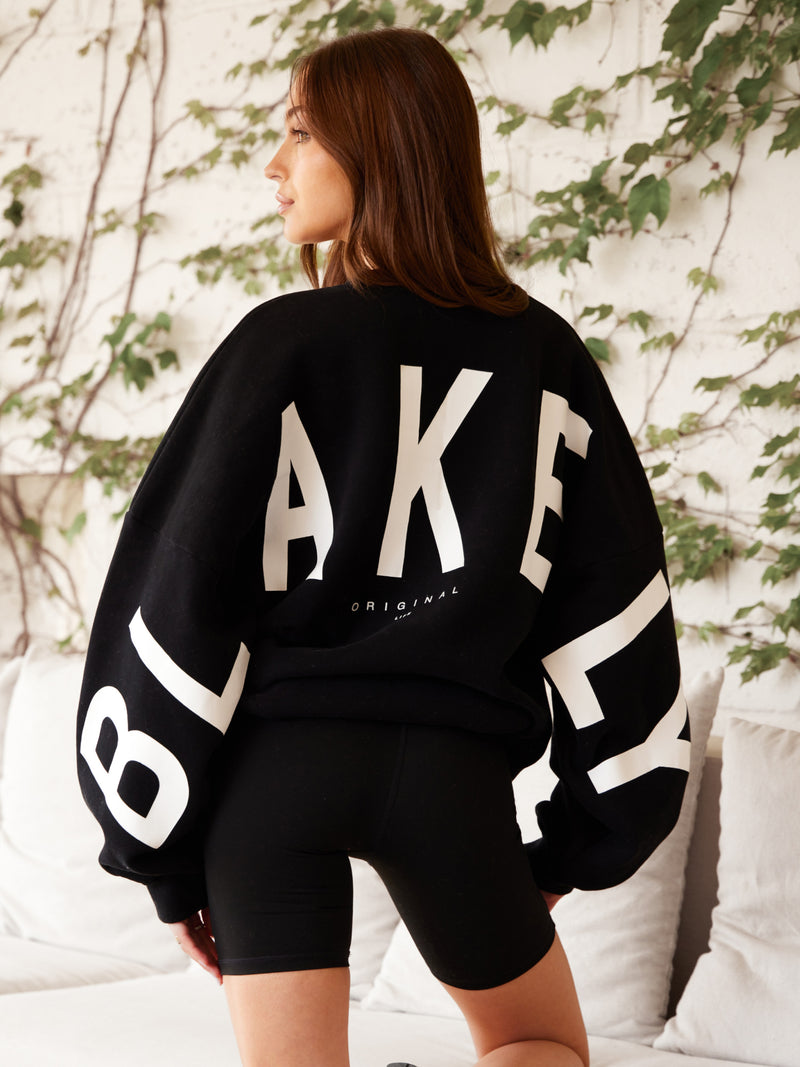Isabel Oversized Sweater - Black