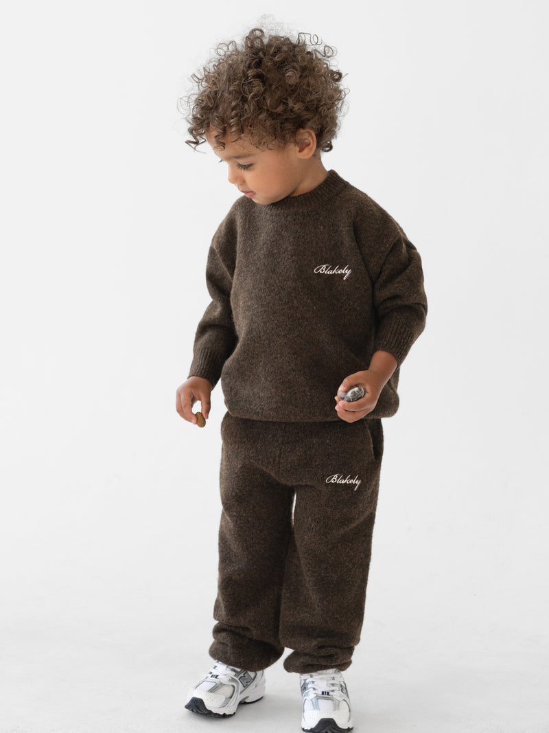 Mini Knitted Sweater - Chocolate Brown