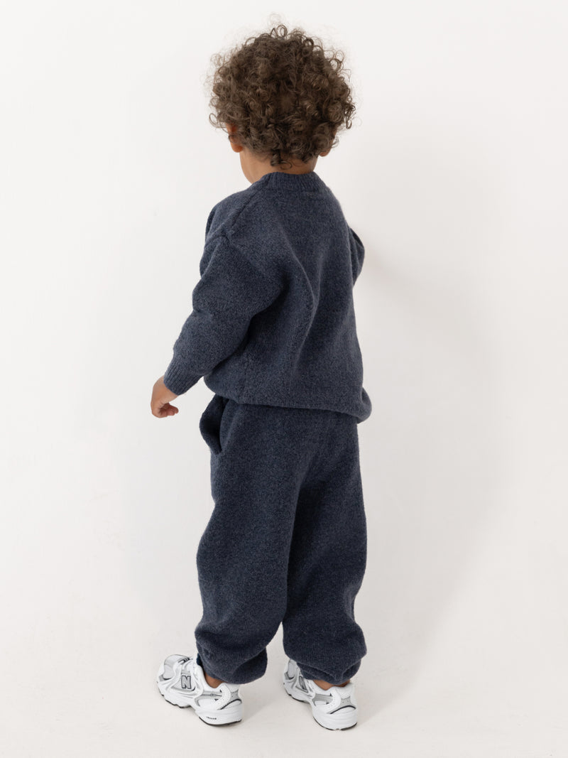 Mini Knitted Sweater- True Navy