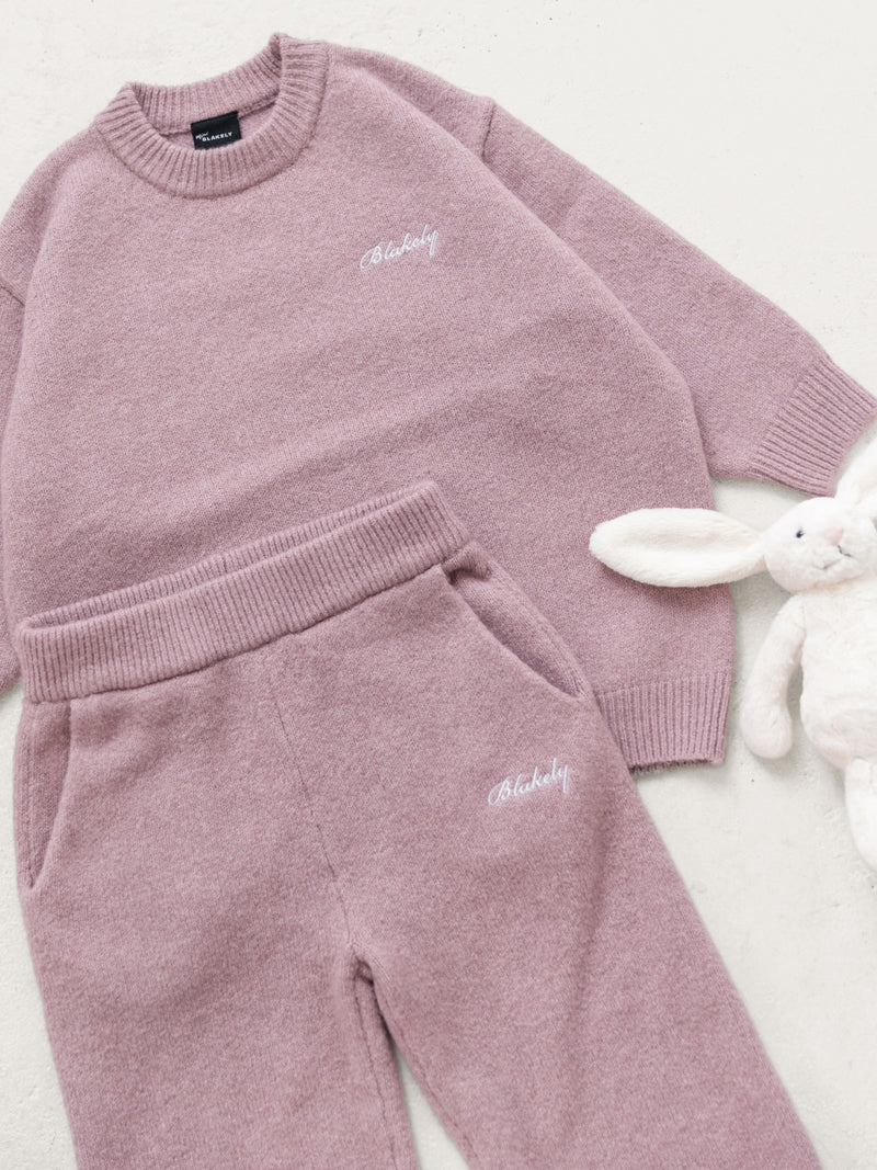 Mini Knitted Sweater - Dusty Pink