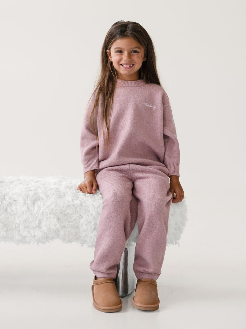 Mini Knitted Sweater - Dusty Pink