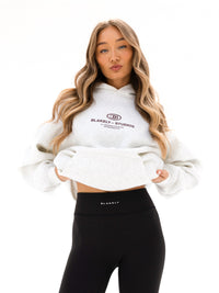 Madison Oversized Hoodie - Marl White