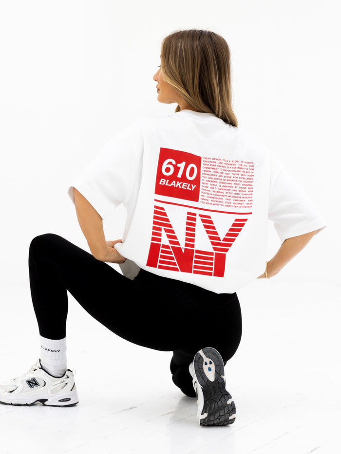 Tribeca 610 Ultra Oversized T-Shirt - Bright White