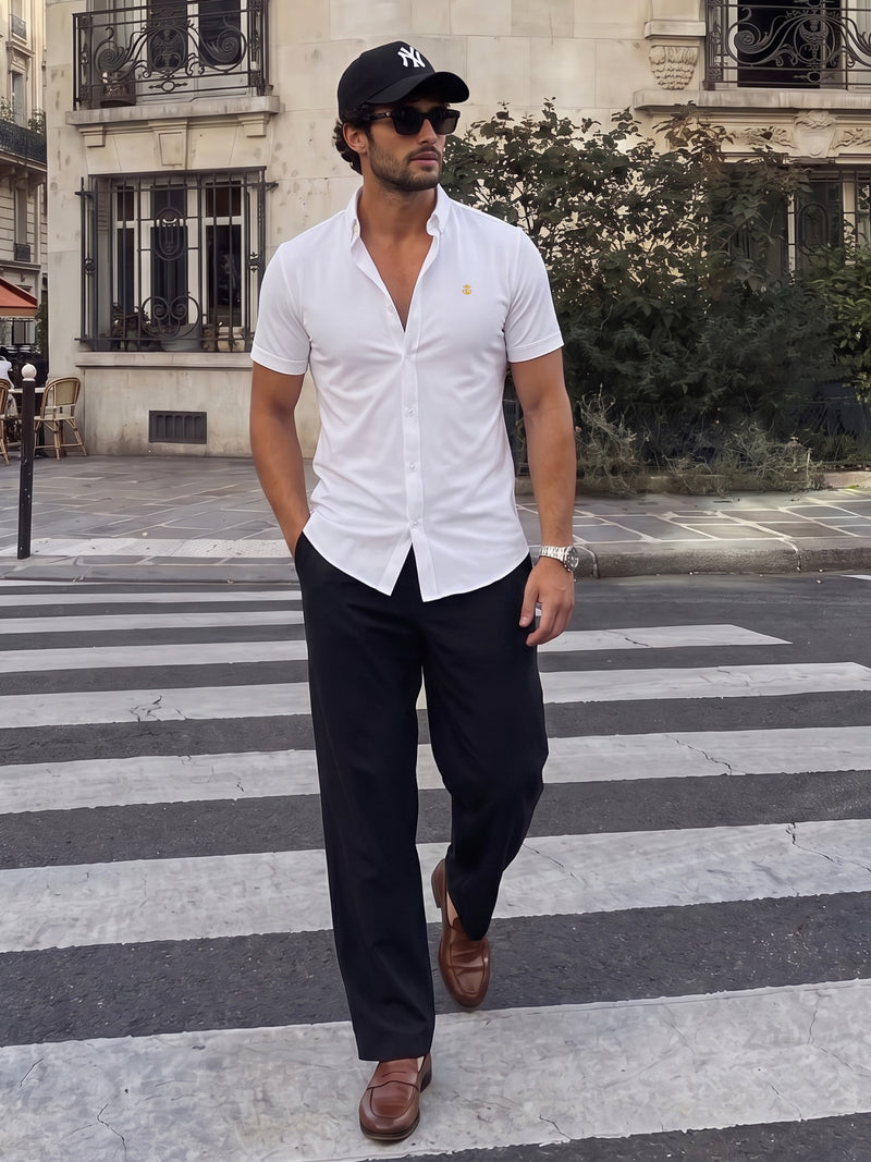 Monaco Short Sleeve Shirt - White