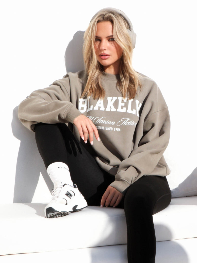 Melrose Oversized Hoodie - Safari Green