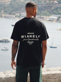 Monaco Relaxed T-Shirt - Black