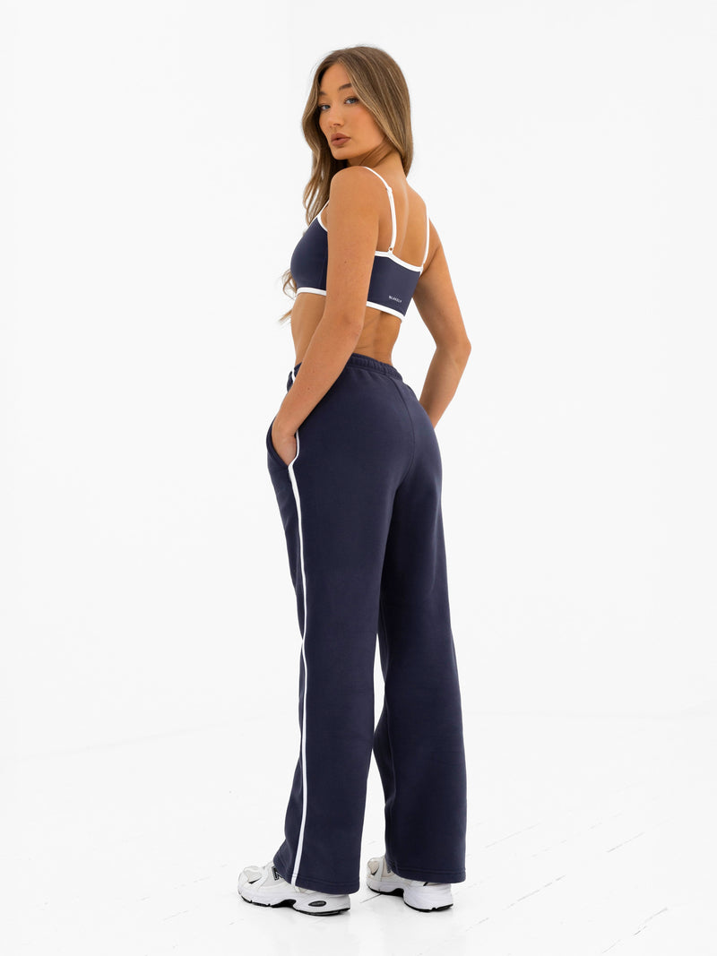 Jada Wide Leg Sweatpants - True Navy