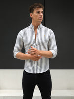 Savona Stripe Shirt - White