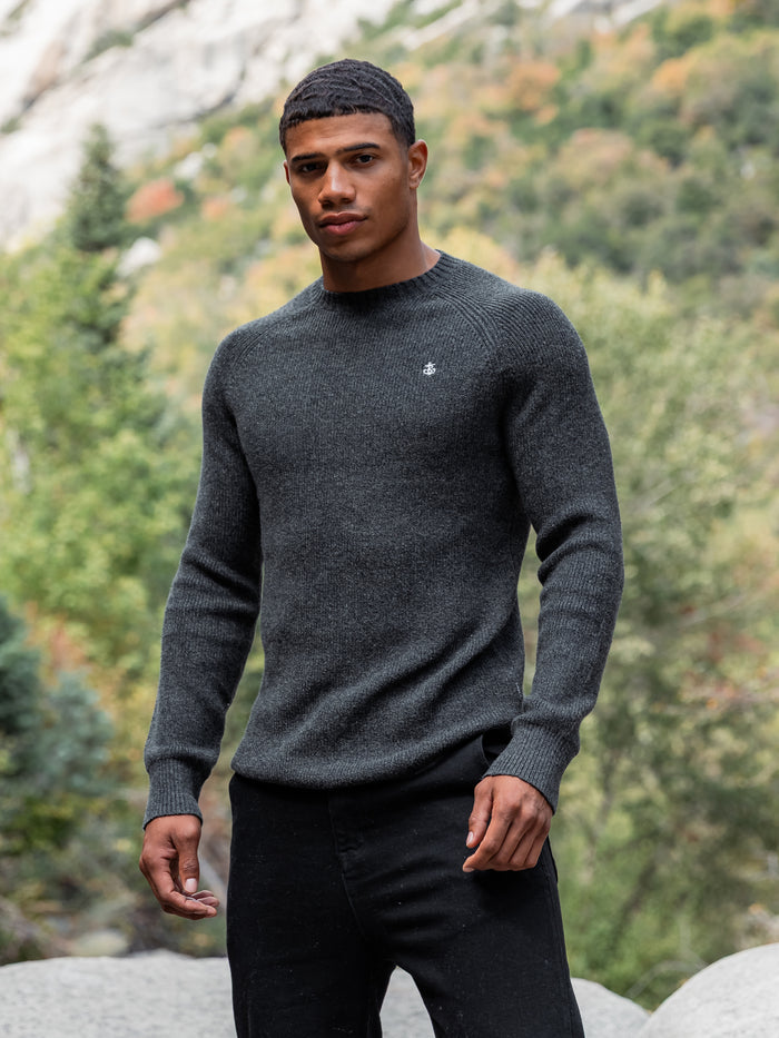 Olton Knit Sweater - Charcoal