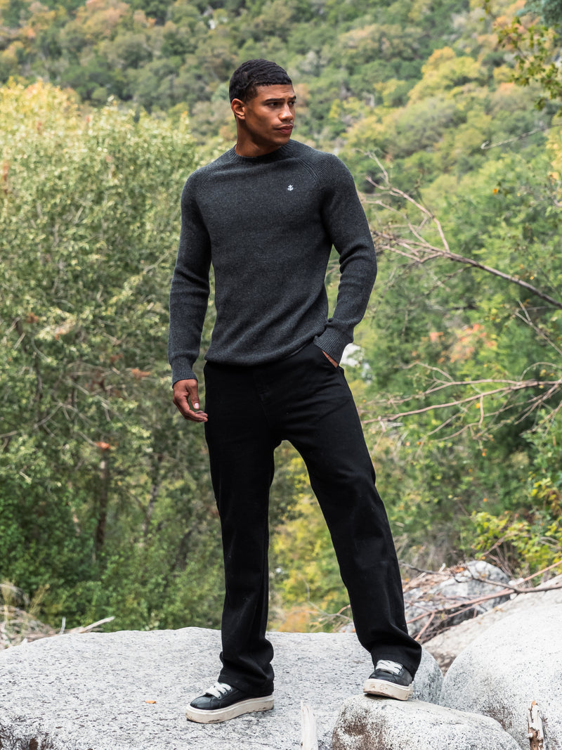 Olton Knit Sweater - Charcoal