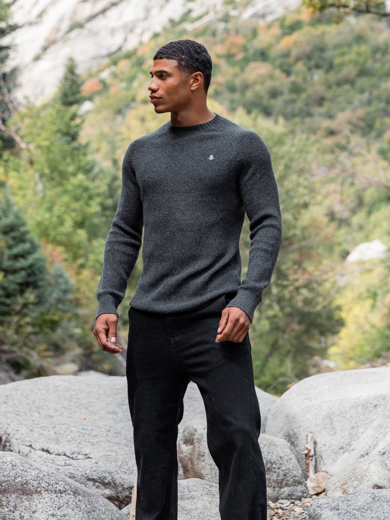 Olton Knit Sweater - Charcoal