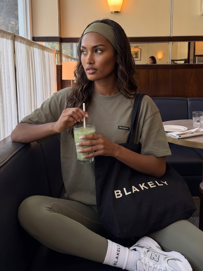 Olivia Oversized T-Shirt - Safari Green