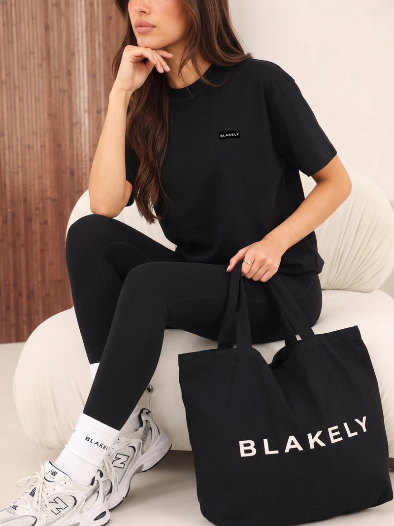 Olivia Oversized T-Shirt - Black