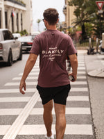 Monaco Relaxed T-Shirt - Burgundy
