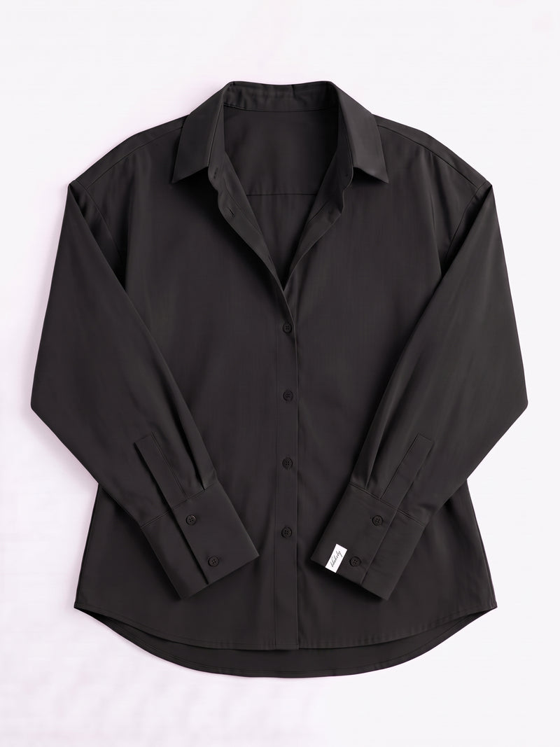 Sabrina Oversized Shirt - Black