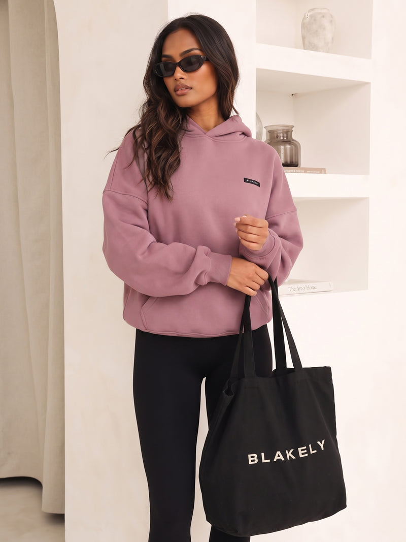 Olivia Oversized Hoodie - Dusty Pink