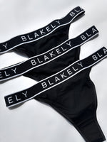 Phoebe Thong 3 Pack - Black
