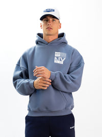 Brooklyn 610 Relaxed Hoodie - Mid Blue