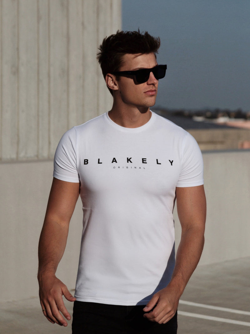 Buy Blakely White Whitestone Mens T-Shirt | Free Shipping on Orders ...