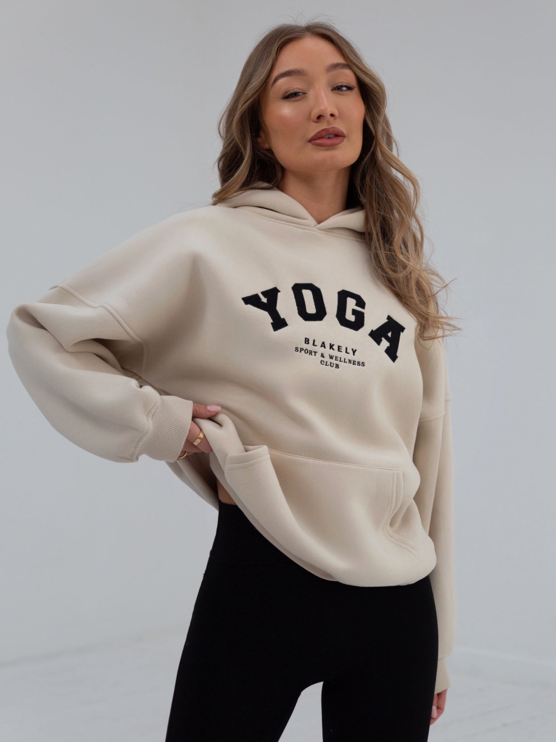 Buy Blakely Womens Yoga Bone Relaxed Hoodie | Free Shipping on Orders ...