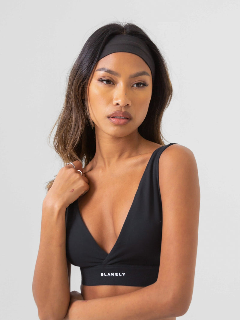 Reform Triangle Bra - Black