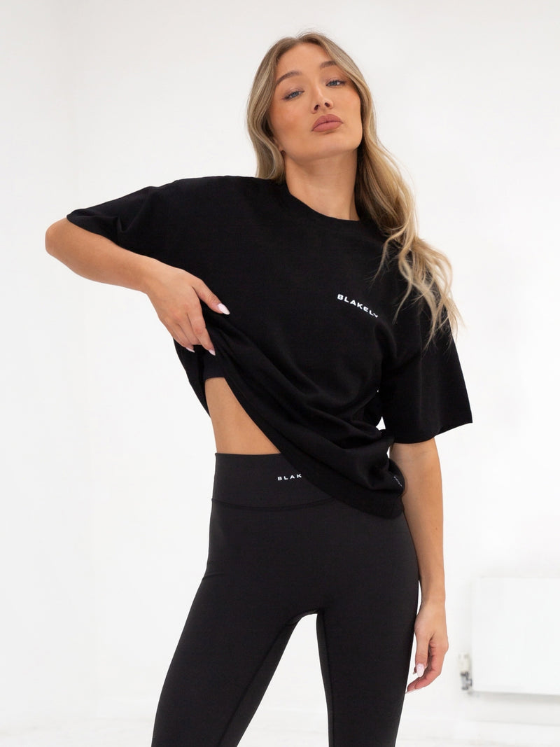 Series Oversized T-Shirt - Black