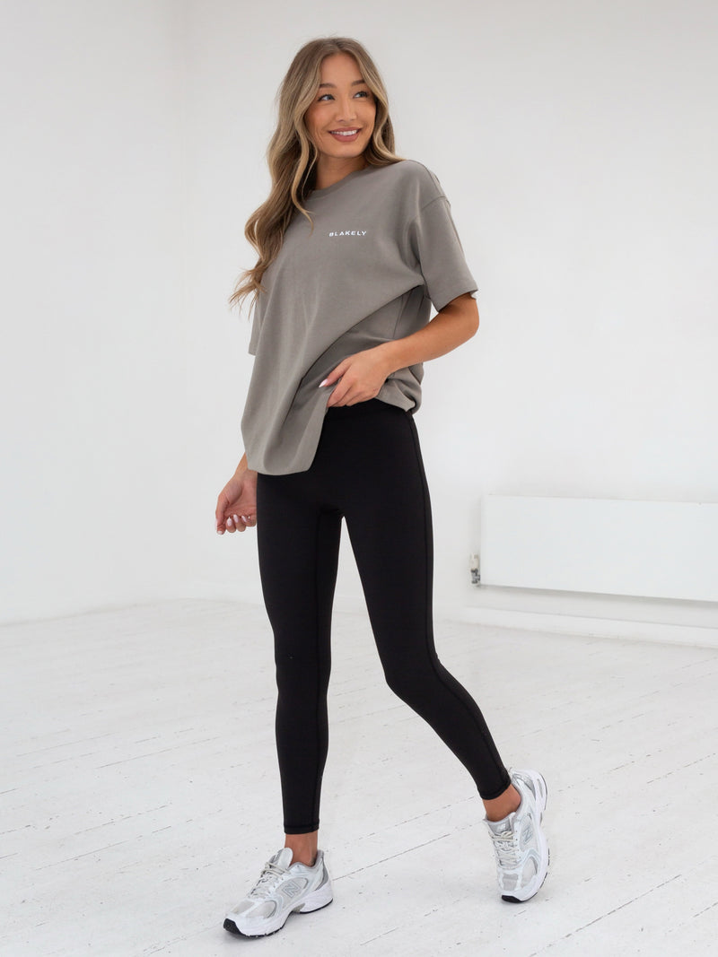 Series Oversized T-Shirt - Stone Grey