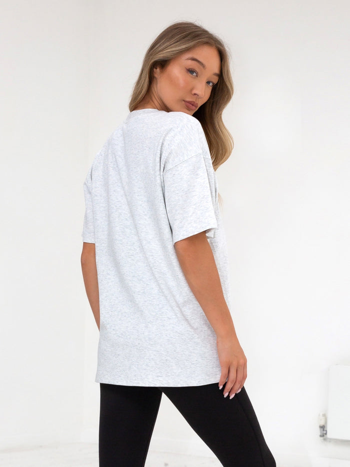 Series Oversized T-Shirt - Marl White