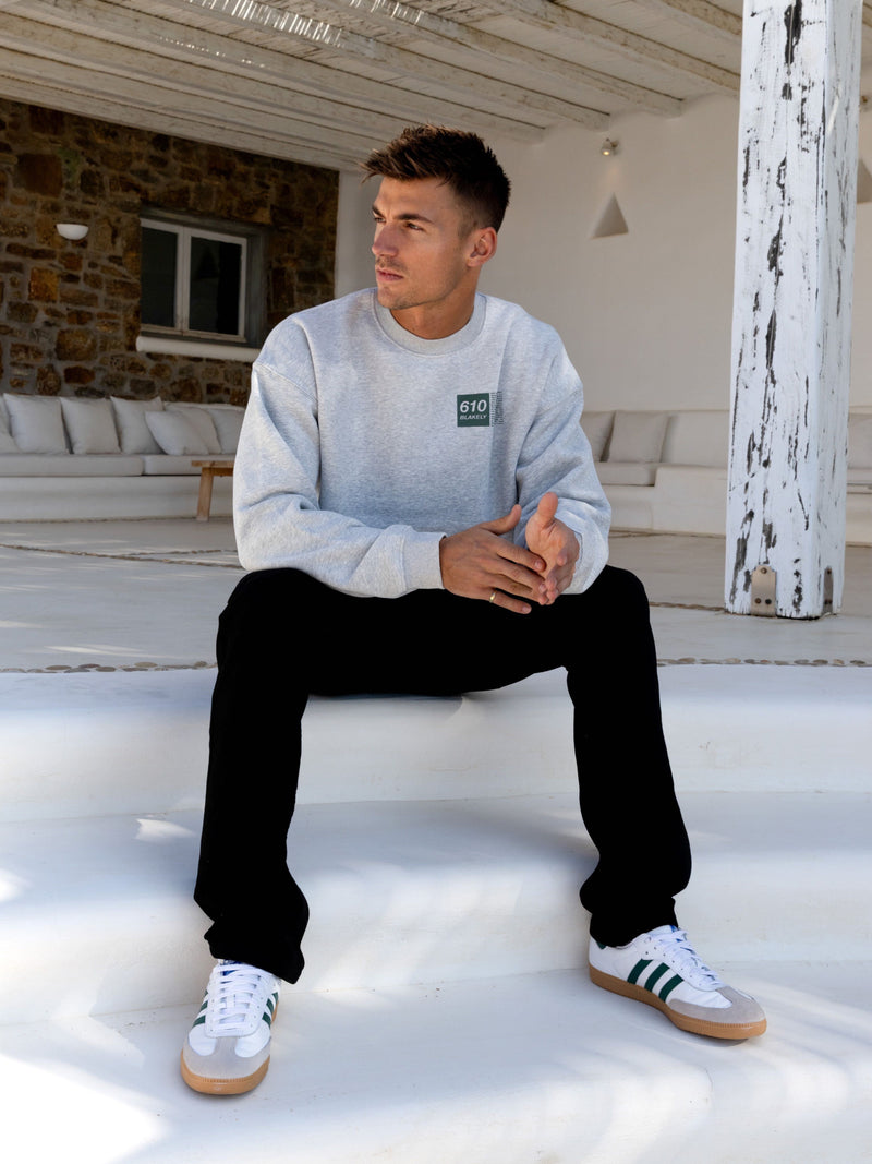 Tribeca 610 Relaxed Sweater - Marl Grey