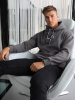 BLK Creation Oversized Hoodie - Charcoal