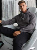 BLK Creation Oversized Hoodie - Charcoal