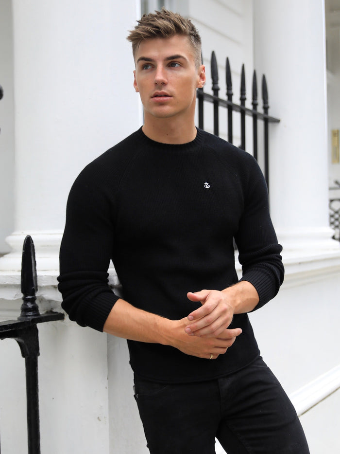 Oxley Knit Jumper - Black