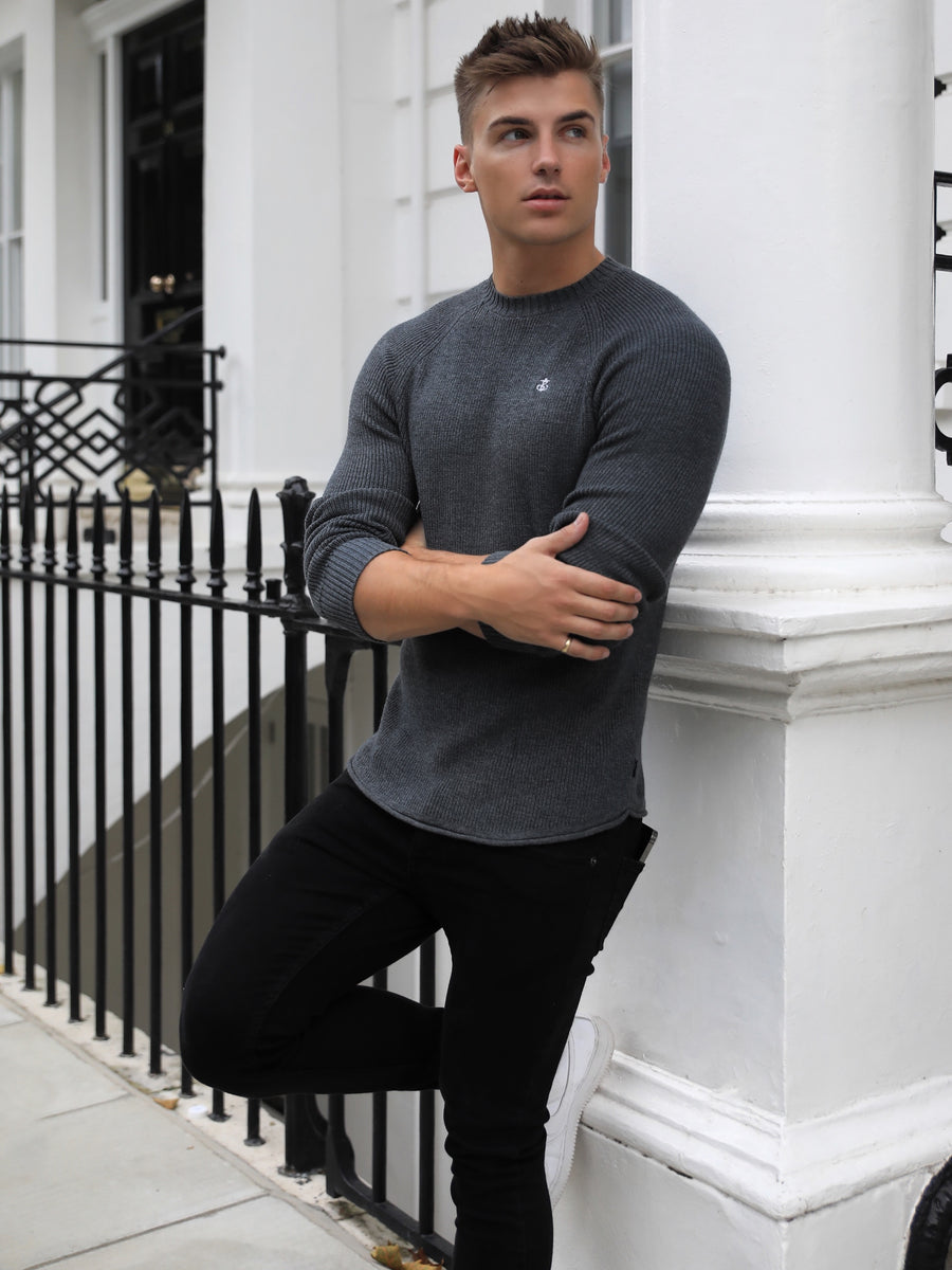 Oxley Knit Jumper - Grey