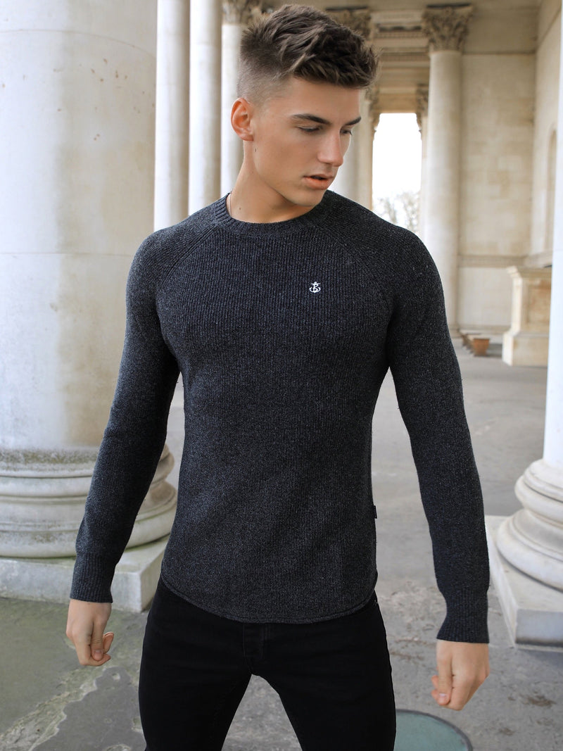 Olton Knit Sweater - Charcoal