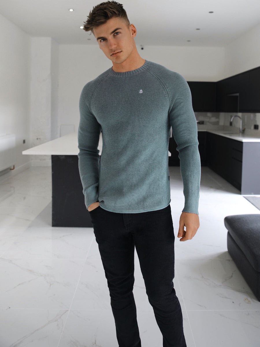 Olton Knit Jumper - Green