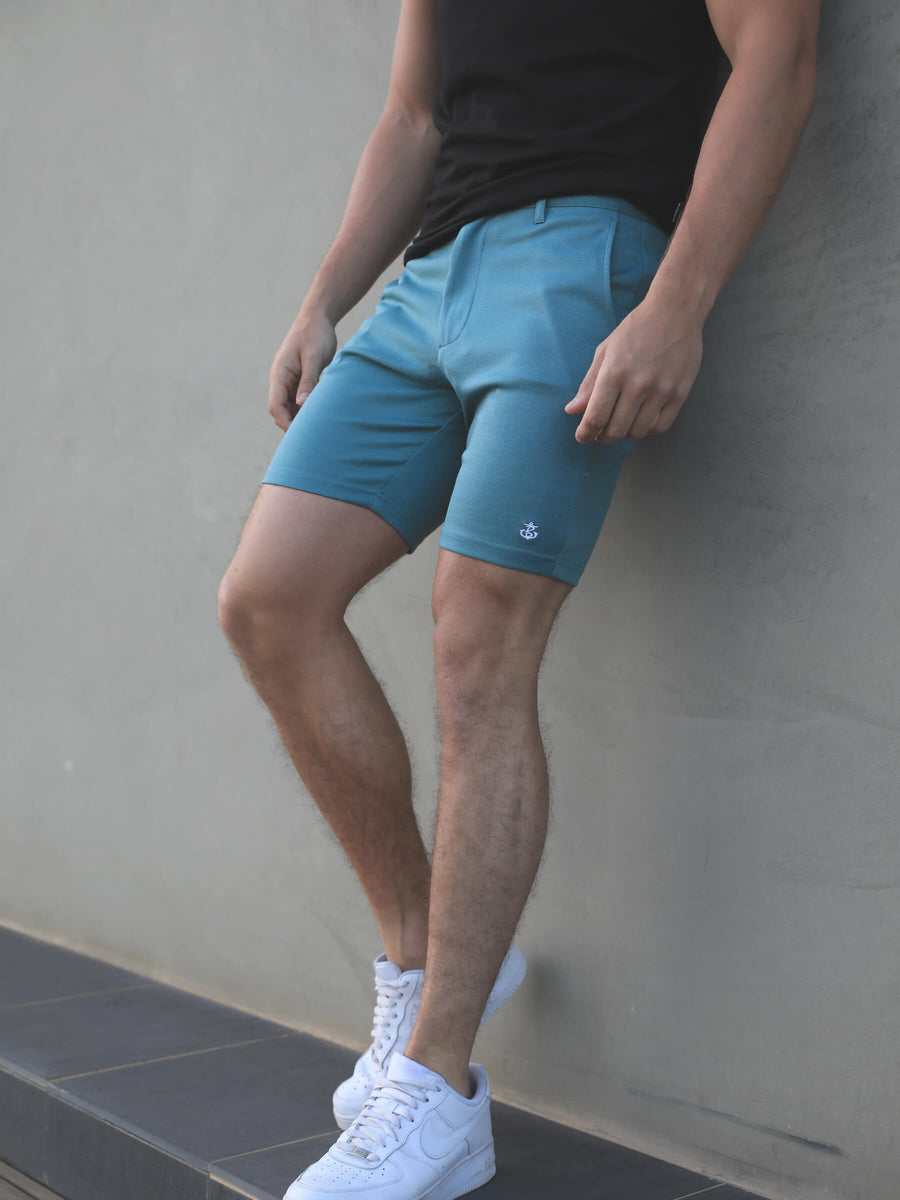 Sorrento Stretch Fit Shorts - Green