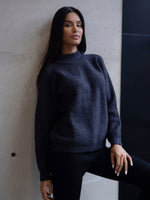 Ives Knit Jumper - Navy Marl