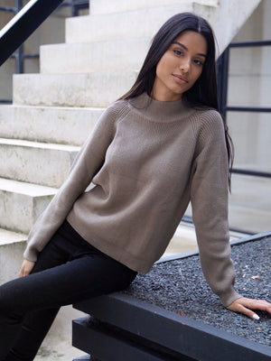 Lincombe Knit Jumper - Brown