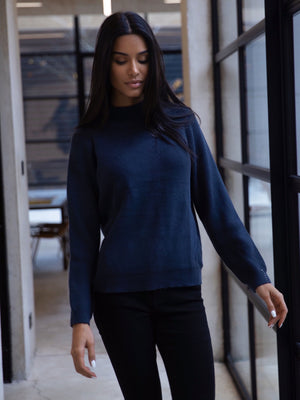 Lincombe Knit Jumper - Navy