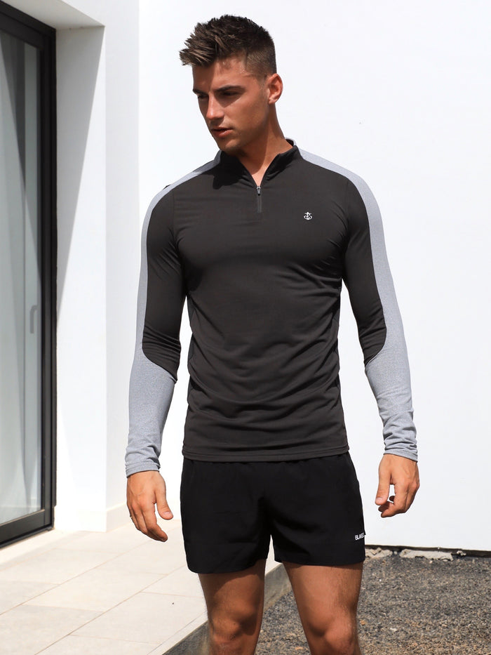 Challenger Gym Top - Charcoal/Grey