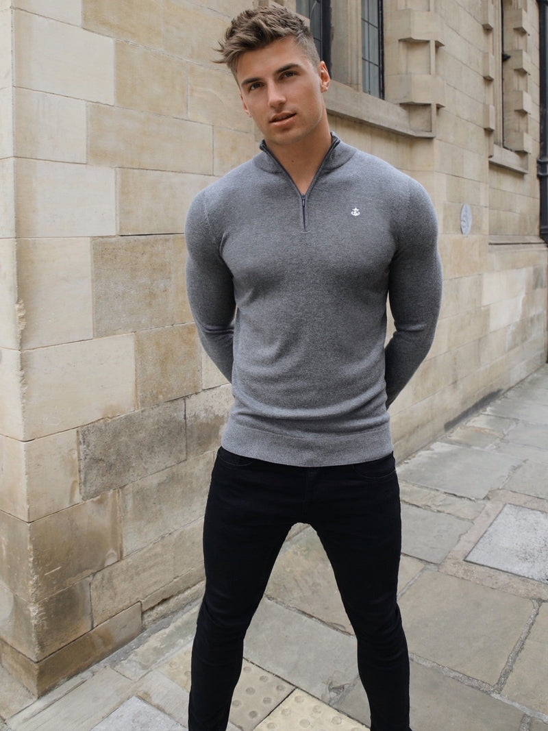 Oxbridge Sweater - Charcoal