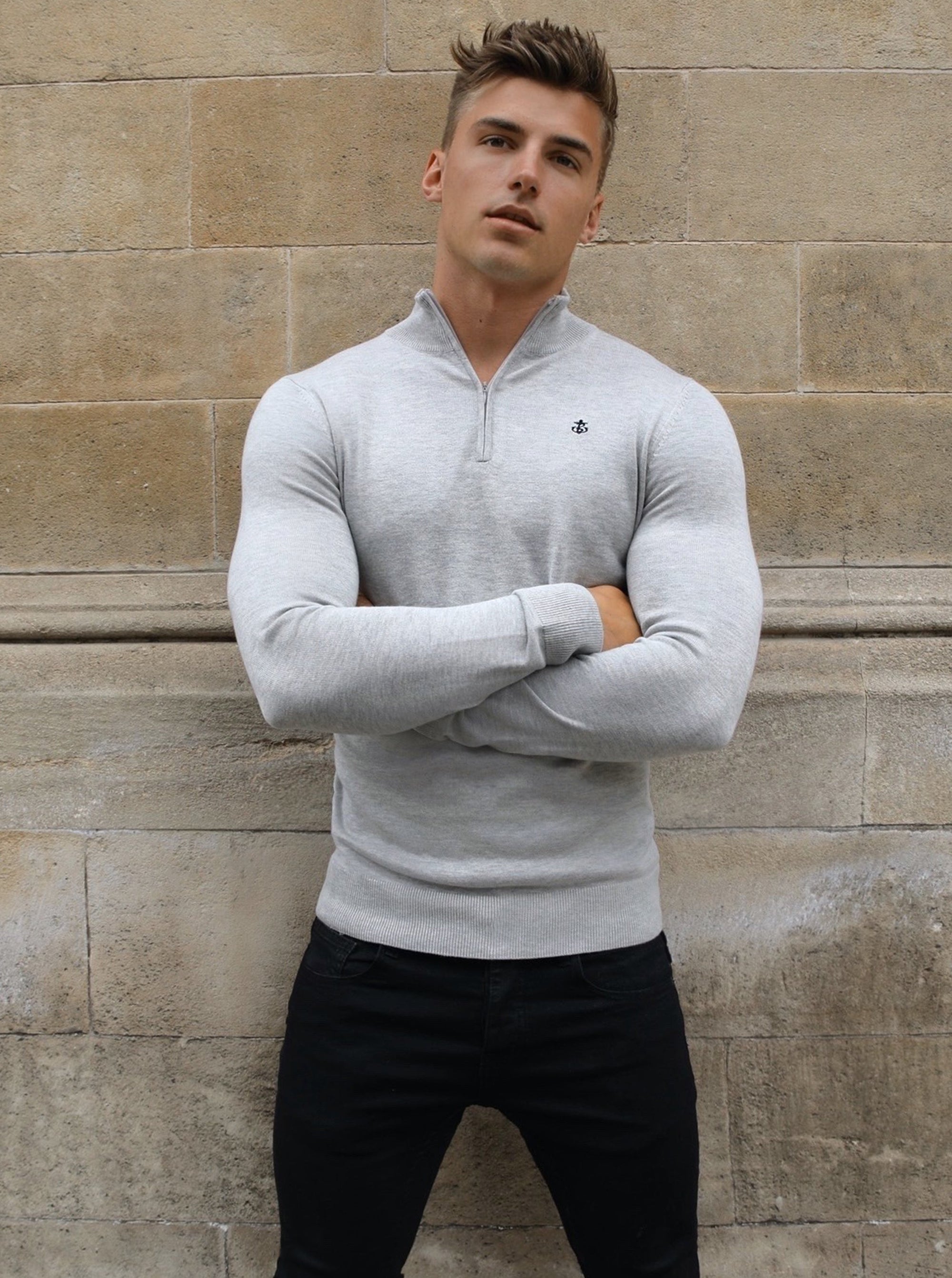 Oxbridge Sweater - Charcoal