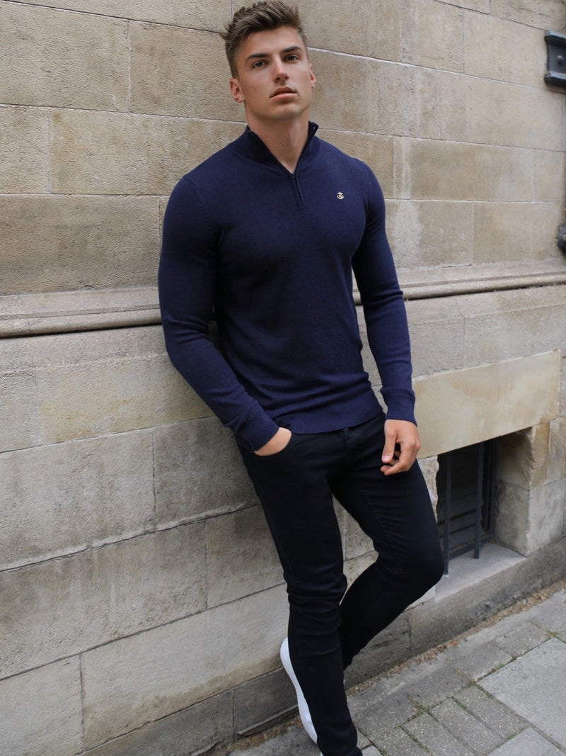 Oxbridge Sweater - Navy